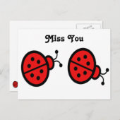 Ladybugs Art Postkarte (Vorne/Hinten)