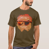 Ladybugs Attitude Inspirational Confucius Quote T-Shirt (Vorderseite)