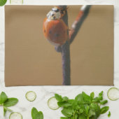 Ladybugs auf einen Drahtzaun zu küssen, Nah Geschirrtuch (Gefaltet)