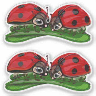 Ladybugs aufkleber