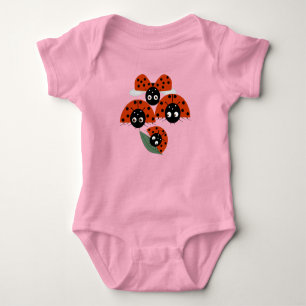 Ladybugs Baby Bodysuit Baby Strampler