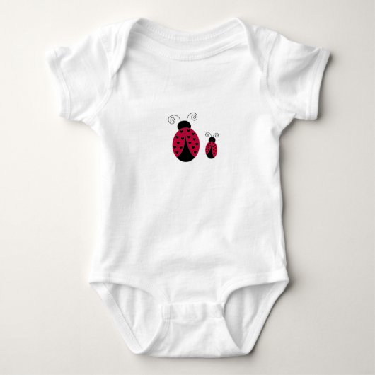 Ladybugs Baby Strampler (Vorderseite)