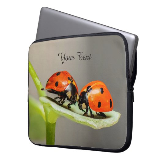 Ladybugs Beetles Laptop Sleeve (Vorderseite Links)