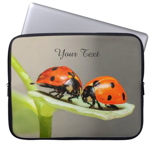 Ladybugs Beetles Laptop Sleeve (Vorderseite)