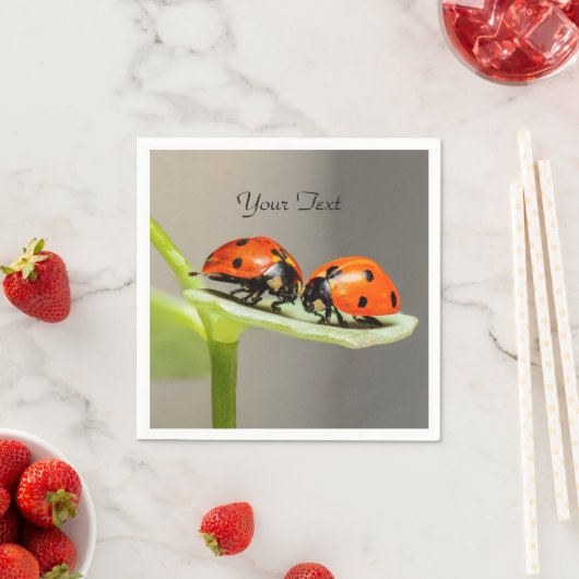 Ladybugs Beetles Napkins Serviette (Beispiel)