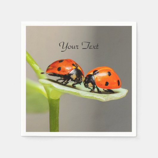 Ladybugs Beetles Napkins Serviette (Vorderseite)