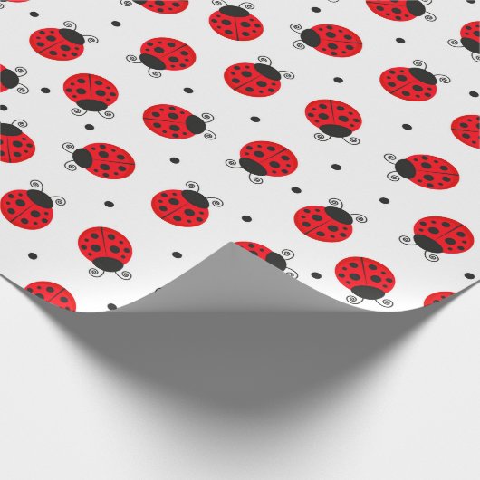 Ladybugs Birthday Party Geschenkpapier (Ecke)