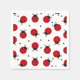 Ladybugs Birthday Party Serviette