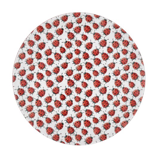 Ladybugs Cutting Board Schneidebrett (Vorderseite)