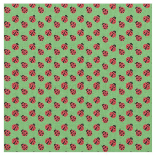 Ladybugs Design Fabric Stoff (Nahaufnahme)