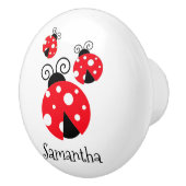 Ladybugs Design Keramik Knock Keramikknauf (Rechts)
