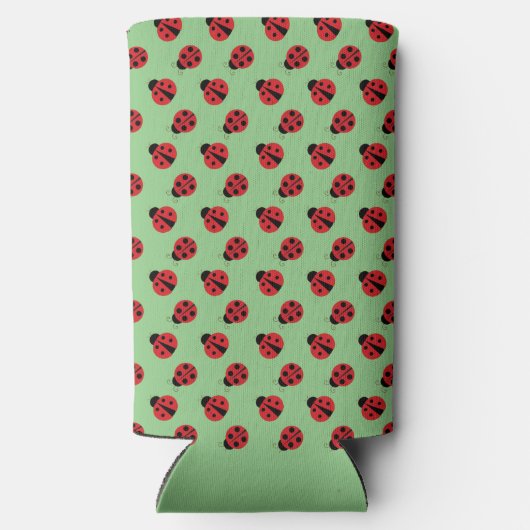 Ladybugs Design Seltzer Can Cooler Selters Dosenkühler (Rückseite)