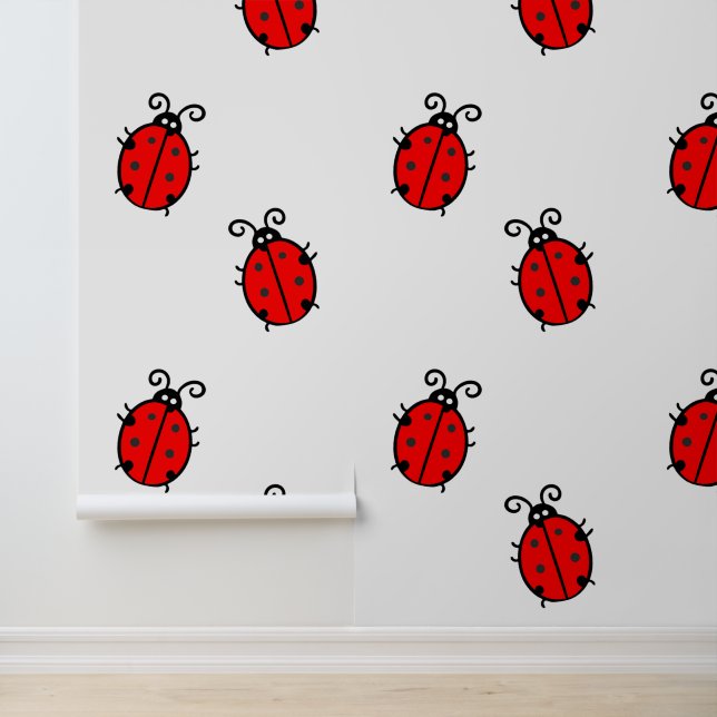 Ladybugs Design Tapete (Anwendung)
