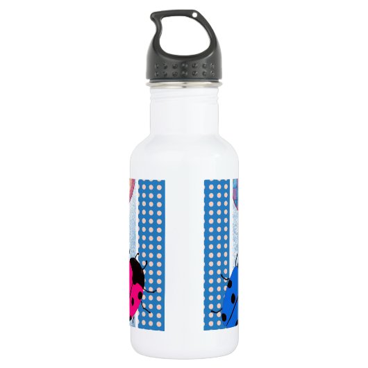 LADYBUGS EDELSTAHLFLASCHE (Rückseite)