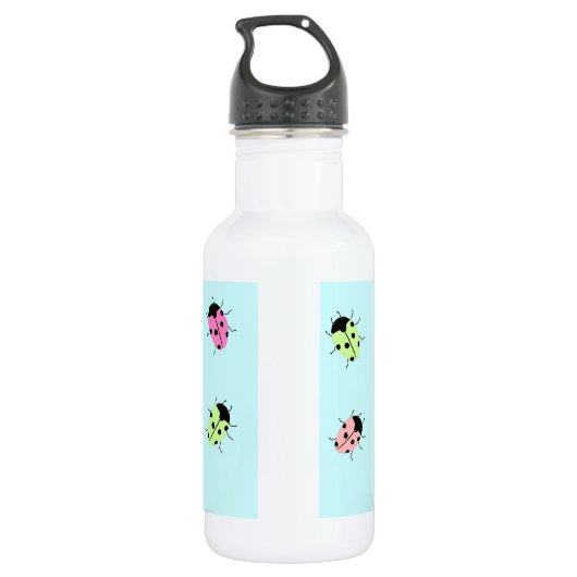 LADYBUGS EDELSTAHLFLASCHE (Rückseite)