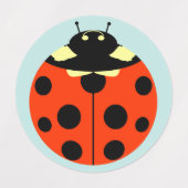Ladybugs Etiketten (Design 3)