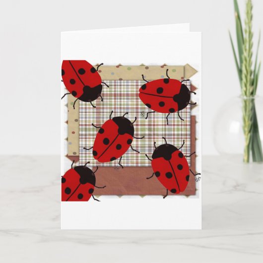LADYBUGS FEIERTAGSKARTE (Vorderseite)