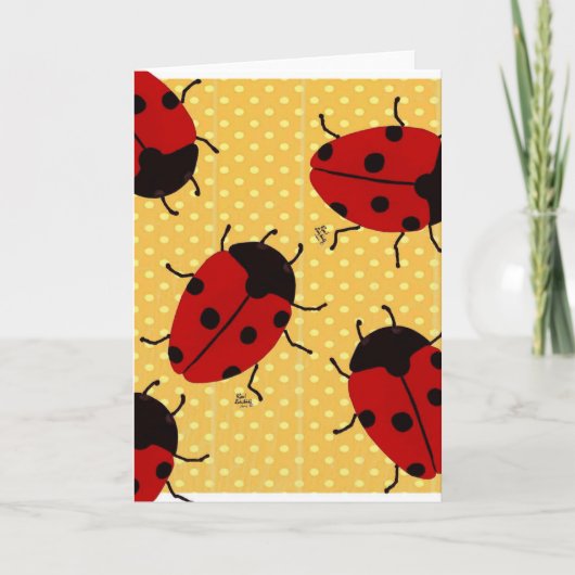 LADYBUGS FEIERTAGSKARTE (Vorderseite)