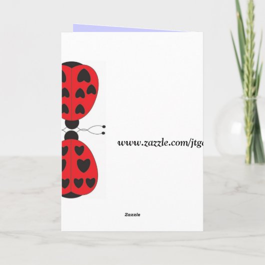 Ladybugs, fertig! karte (Rückseite)