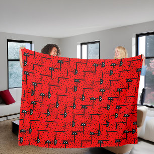 Ladybugs Fleecedecke