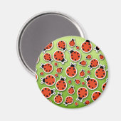 Ladybugs Galore Magnet (Vorderseite/Rückseite)