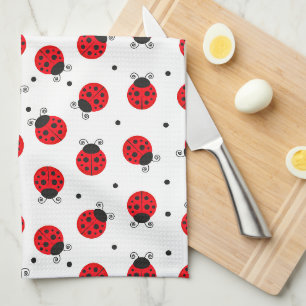 Ladybugs Geburtstagsparty Geschenk Tee Küchen Hand Geschirrtuch