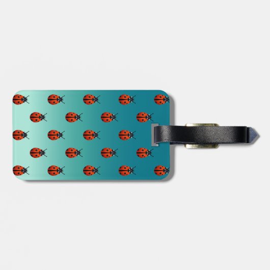 Ladybugs Gepäckanhänger (Rückseite horizontal)