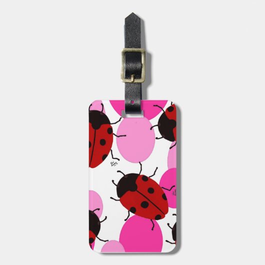 LADYBUGS GEPÄCKANHÄNGER (Vorderseite vertikal)