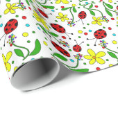 Ladybugs Geschenkpapier (Rolleneckpunkt)