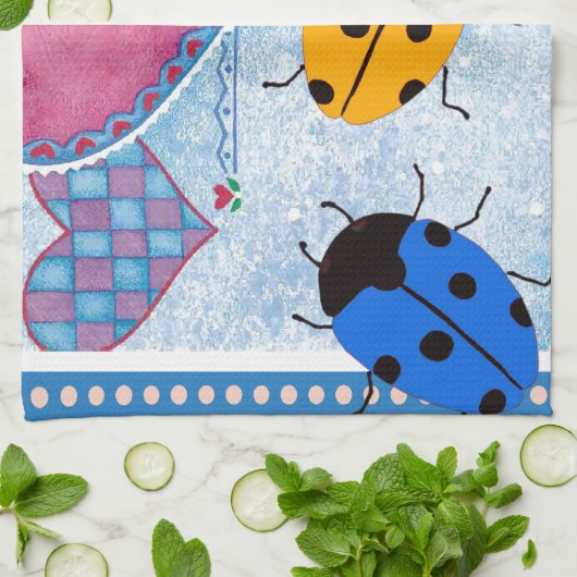 LADYBUGS GESCHIRRTUCH (Gefaltet)