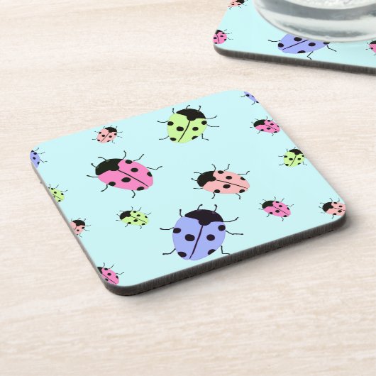 LADYBUGS GETRÄNKEUNTERSETZER (Linke Seite)