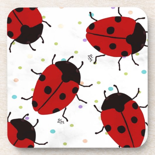 LADYBUGS GETRÄNKEUNTERSETZER (Vorderseite)