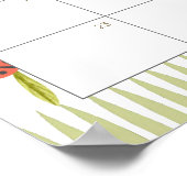 Ladybugs Green Guess The Due Date Calendar Poster (Ecke)