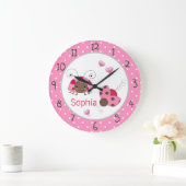 Ladybugs Große Wanduhr (Zuhause)
