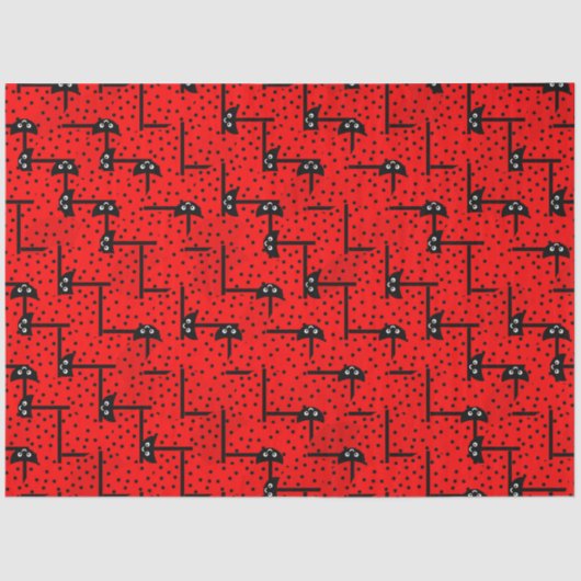 Ladybugs husty - lustiges Ladybugs-Rennen Seidenpapier (Vorderseite)