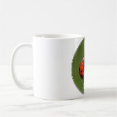 Ladybugs in Liebe Kaffeetasse (Links)