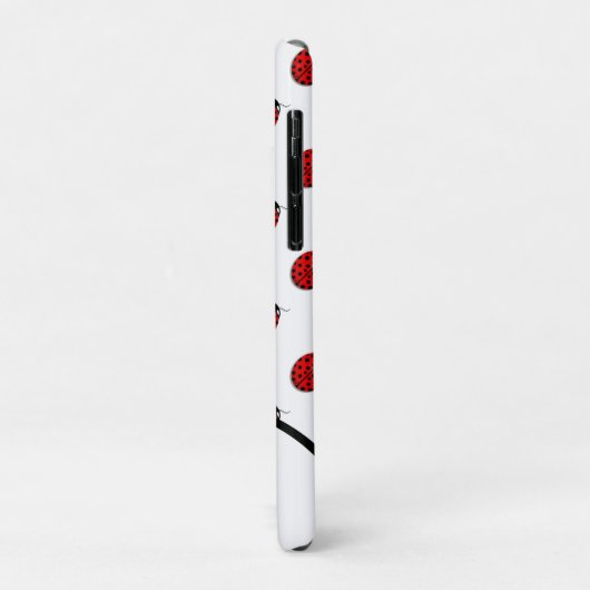 Ladybugs in rot Case-Mate iPhone hülle (Hinten/Links)