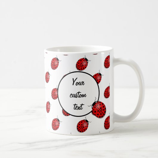 Ladybugs in rot kaffeetasse (Rechts)