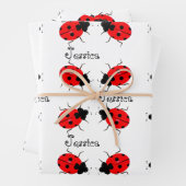 Ladybugs Individuelle Wrapping Paper Sheet-Sets Geschenkpapier Set (Beispiel)