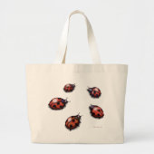 Ladybugs Jumbo Stoffbeutel (Vorne)