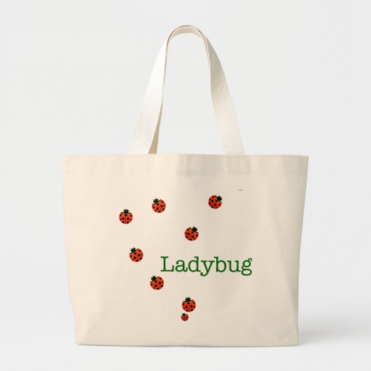 Ladybugs Jumbo Stoffbeutel (Vorne)