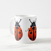 Ladybugs Kaffeemaschine Tasse (Vorderseite Links)