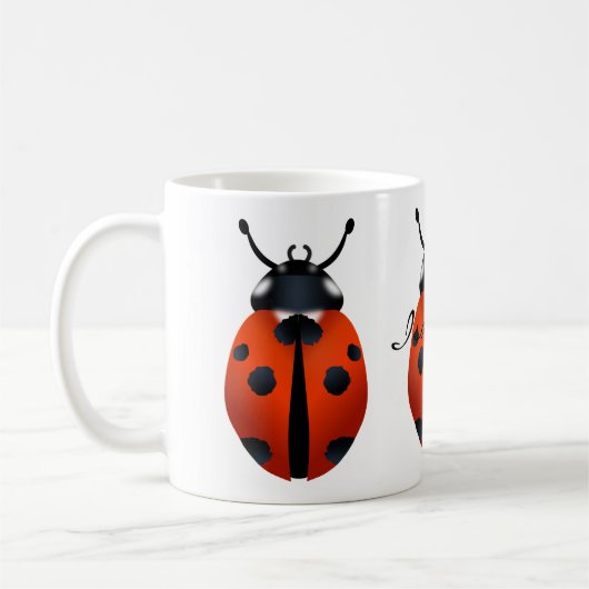 Ladybugs Kaffeemaschine Tasse (Links)