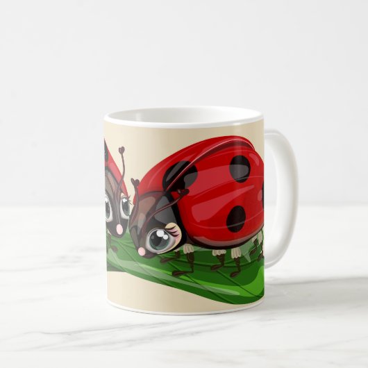 Ladybugs kaffeetasse (VorderseiteRechts)