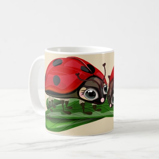 Ladybugs  kaffeetasse (Vorderseite Links)