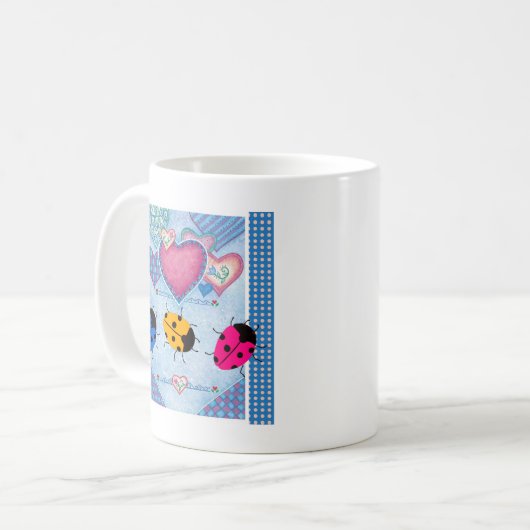 LADYBUGS KAFFEETASSE (Vorderseite Links)