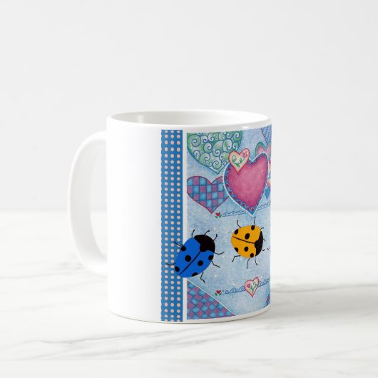 LADYBUGS KAFFEETASSE (Vorderseite Links)