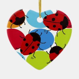 LADYBUGS KERAMIK ORNAMENT