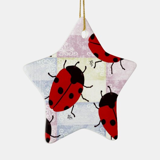 LADYBUGS KERAMIK ORNAMENT (Rechts)