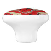 LADYBUGS KERAMIKKNAUF (Seitenansicht)